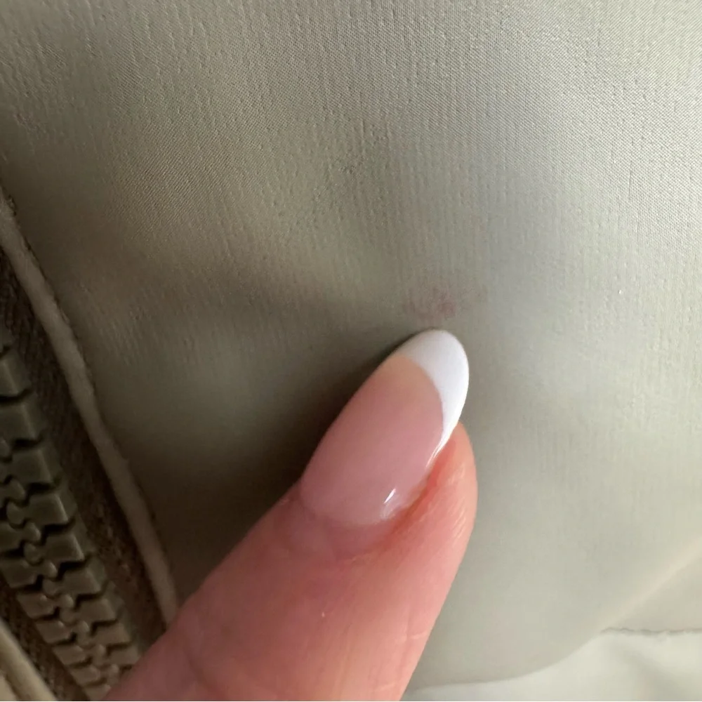 Zara‎ Girls green warm Winter Cream Sherpa lined hood Jacket